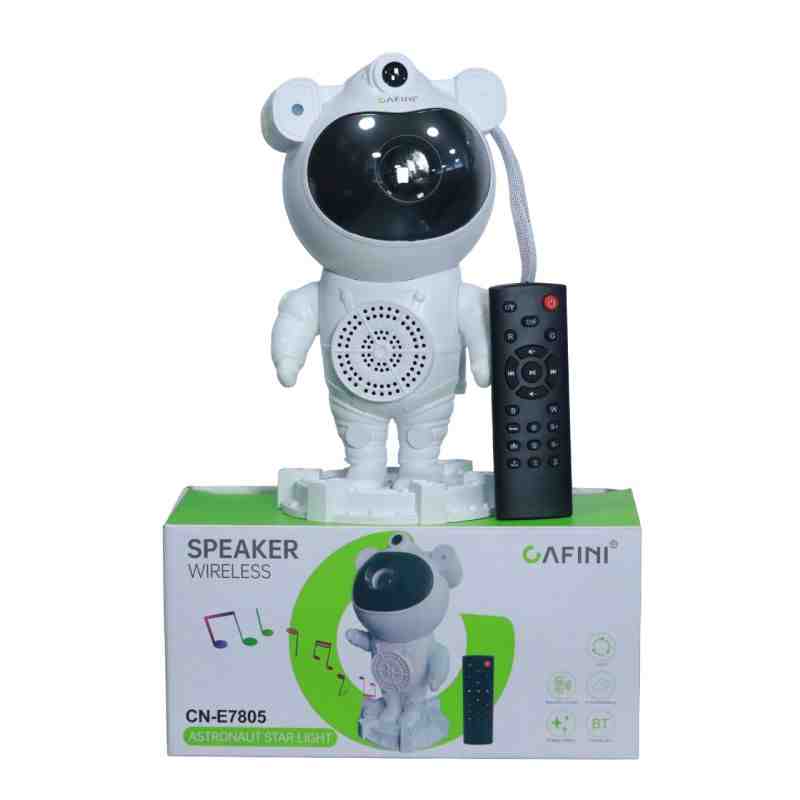 PARLANTE PROYECTOR ASTRONAUT LIGHT CN-E7805